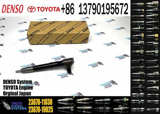 Diesel Engine Fuel Injector 23670-11030 2367011030 295700-0630 295700-0310 DCRI400630 for Toyota Hilux diesel CR Engines