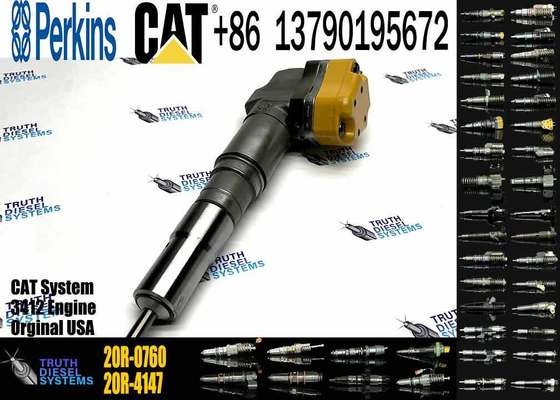 Excavator Parts Engine 3408 3412 Fuel Injector 4CR01974 169-7408 174-7527 222-5967 20R-0760 for Construction Machinery