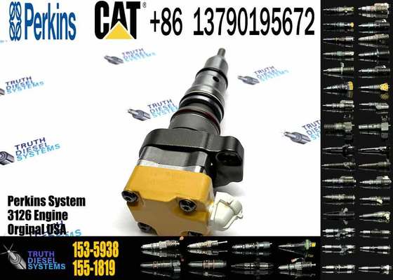 Diesel Fuel Injector 153-5938 232-1168 156-3895 204-2467 232-1167 173-4059 for Caterpillar CAT Engine 3412E 3412 Tractor