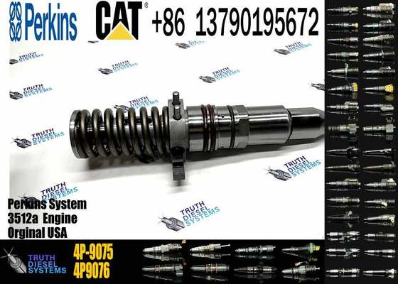 4P-9075 4P9075 Common Rail Fuel Injector 0R-3051 0R-0906 Diesel Injection Valves for CAT 3512 3516 3508