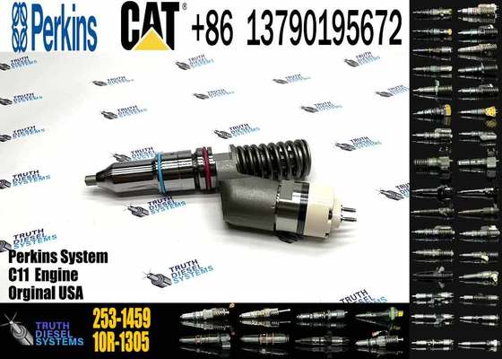 Excavator Accessories Fuel Injector 239-4907 249-0707 253-1459 10R-1305 10R-3147 for CAT C11 for Construction Machinery