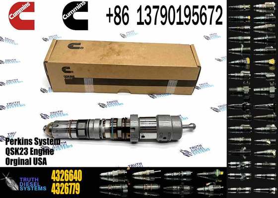New Construction Machinery Fuel Injector for QSK60 & for CUMMINS Diesel Engine Models 4928349 4326639 4088427 4326640