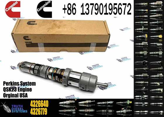 New Construction Machinery Fuel Injector for QSK60 & for CUMMINS Diesel Engine Models 4928349 4326639 4088427 4326640