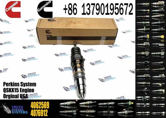 New Stainless Steel Fuel Injector for Cummins QSKX15 Diesel Engine (Part Numbers 4062569 4088665 4954888 1764364)