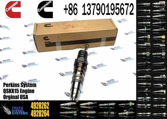New Construction Machinery Parts Fuel Injector for QSKX15 Diesel Engine OEM 4928262 4384260 Stainless Steel 1 Year Warranty