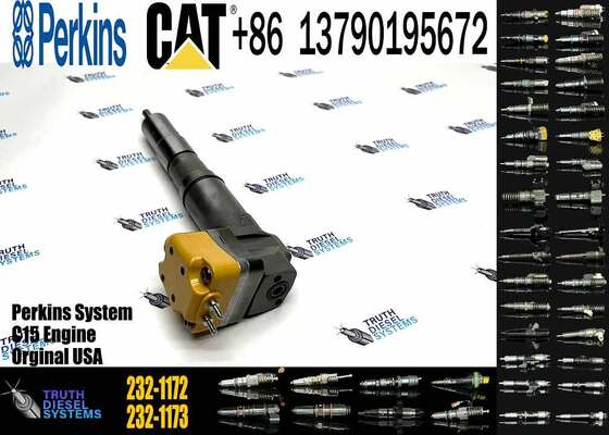 Brand-New CAT174-7526 232-1172 Diesel Injector for 3412 Engine Construction Machinery Parts with 1 Year Warranty