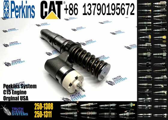 Excavator Spare Parts 3512B Diesel Fuel Injector 250-1308 196-5802 10R-1280