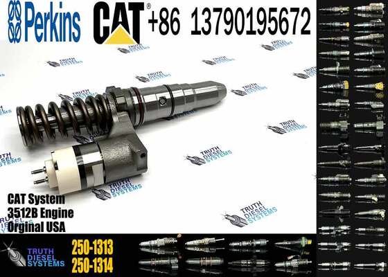 Fuel Injector 250-1313 386-1757 2501313 for C12 3516B 3512B Construction Machinery Parts