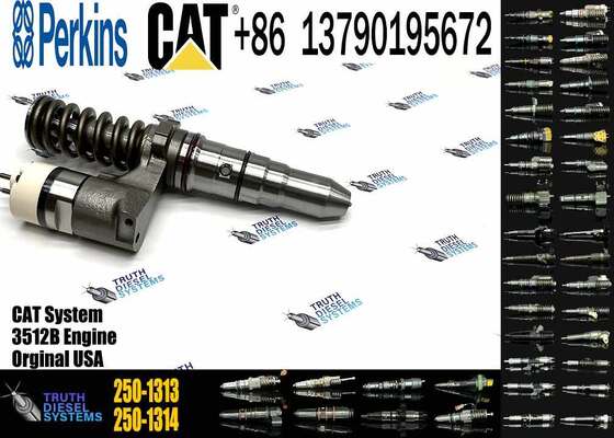Fuel Injector 250-1313 386-1757 2501313 for C12 3516B 3512B Construction Machinery Parts