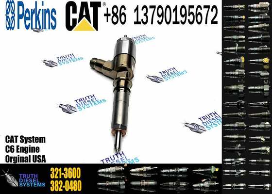 New Diesel Common Rail Injector 2645A745 321-3600 10-R7938 Injector for Excavator 320D Engine C7 C9 C6.6