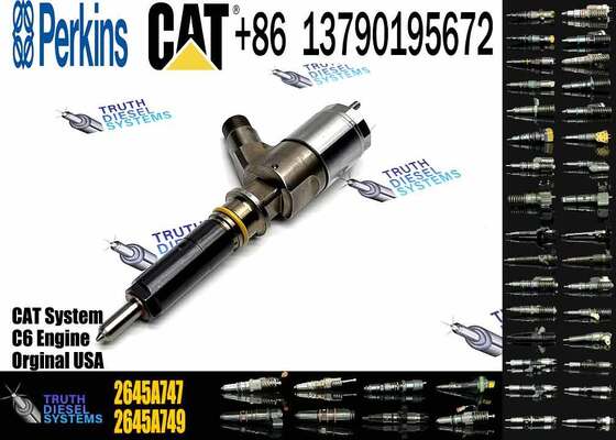 320D Diesel Common Rail Fuel Injectors 10R-7672 320-0680 for Caterpillar CAT C4.4 C6.6 Engine PERKINS 2645A747