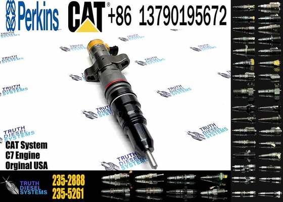 Diesel Fuel Injector Nozzle for C6.4 Engine Compatible with C7 C9 10R7224 235-2888 0445110646 Construction Machinery Parts