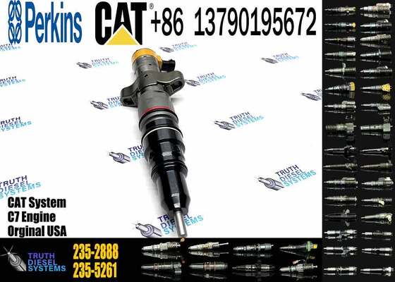 Diesel Fuel Injector Nozzle for C6.4 Engine Compatible with C7 C9 10R7224 235-2888 0445110646 Construction Machinery Parts