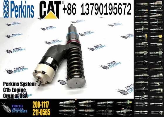 Excavator Accessories for CAT C11 C13 C15 Fuel Injector 191-3003 1913003 200-1117 2001117 for Construction Machinery