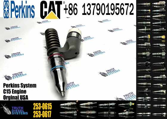 Diesel Fuel Injector 253-0615 2530615 6PCS Fuel Injector 280-0574 291-5911 254-4183 for C15 C18 Excavator Engine Engine Parts