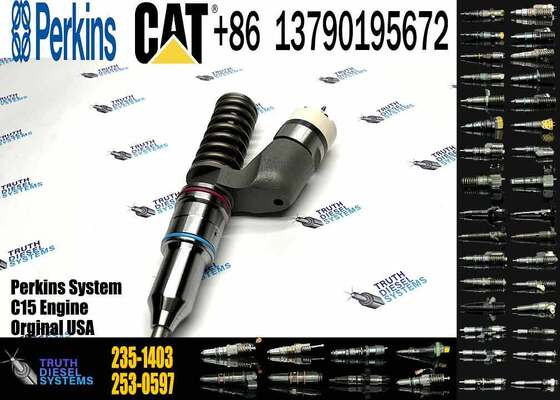 Excavator Injector 2351403 235-1403 2447718 244-7718 for C18 Engine Parts Diesel Nozzle Assembly