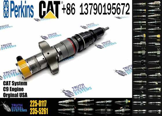 Excavator Accessories Fuel Injector 225-0117 236-0957 238-8092 240-8063 242-0857 245-3516 for CAT C9 Construction Machinery