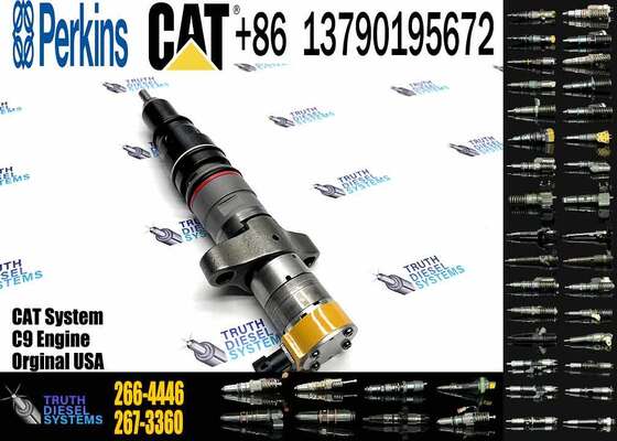Diesel Fuel Injector 387-9433 3879433 for Excavator C9 Engine Common Rail Injector 336D 330D 266-4446 2664446