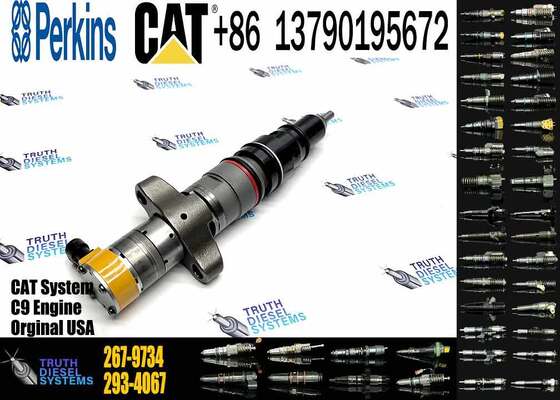 Excavator Spare Parts C9 Diesel Fuel Injector Assembly 267-9734 Injector 2679734 Compatible with D6R III D6T Track