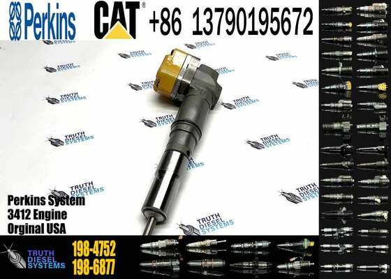 New 3412 Diesel Engine Fuel Injector 111-7916 198-4752 20R-5392 198-6877 232-1170 for Excavator Parts Condition New