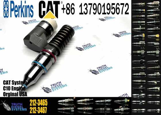 ORIGINAL Fuel Injector 10R-0961 212-3465 for  C-AT Engine C-10 3176 3176C 3196 Challenger 65E 75D 85D