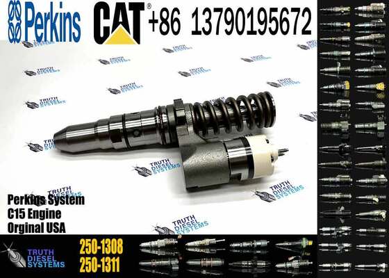 Excavator Spare Parts 3512B Diesel Fuel Injector 250-1308 196-5802 10R-1280